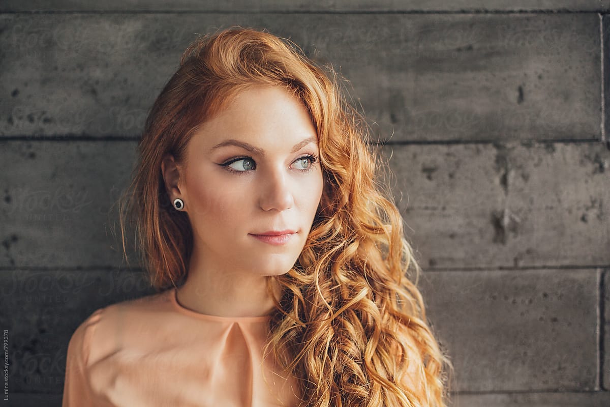 Portrait Of A Ginger Woman By Stocksy Contributor Lumina Stocksy