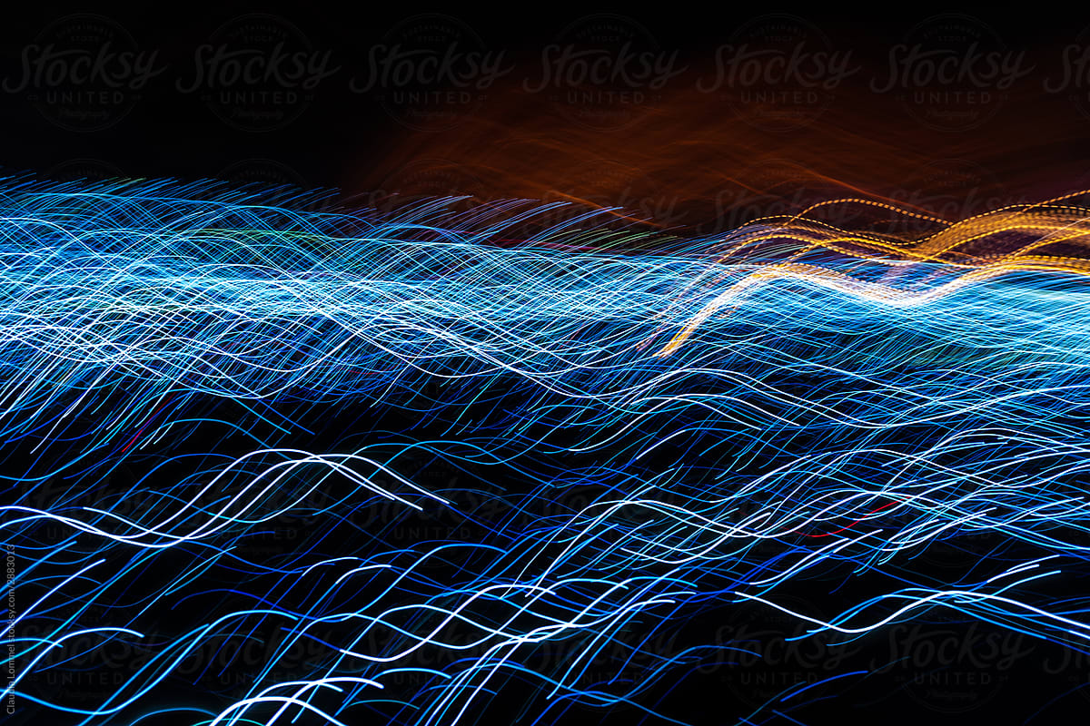 Abstract light pattern background