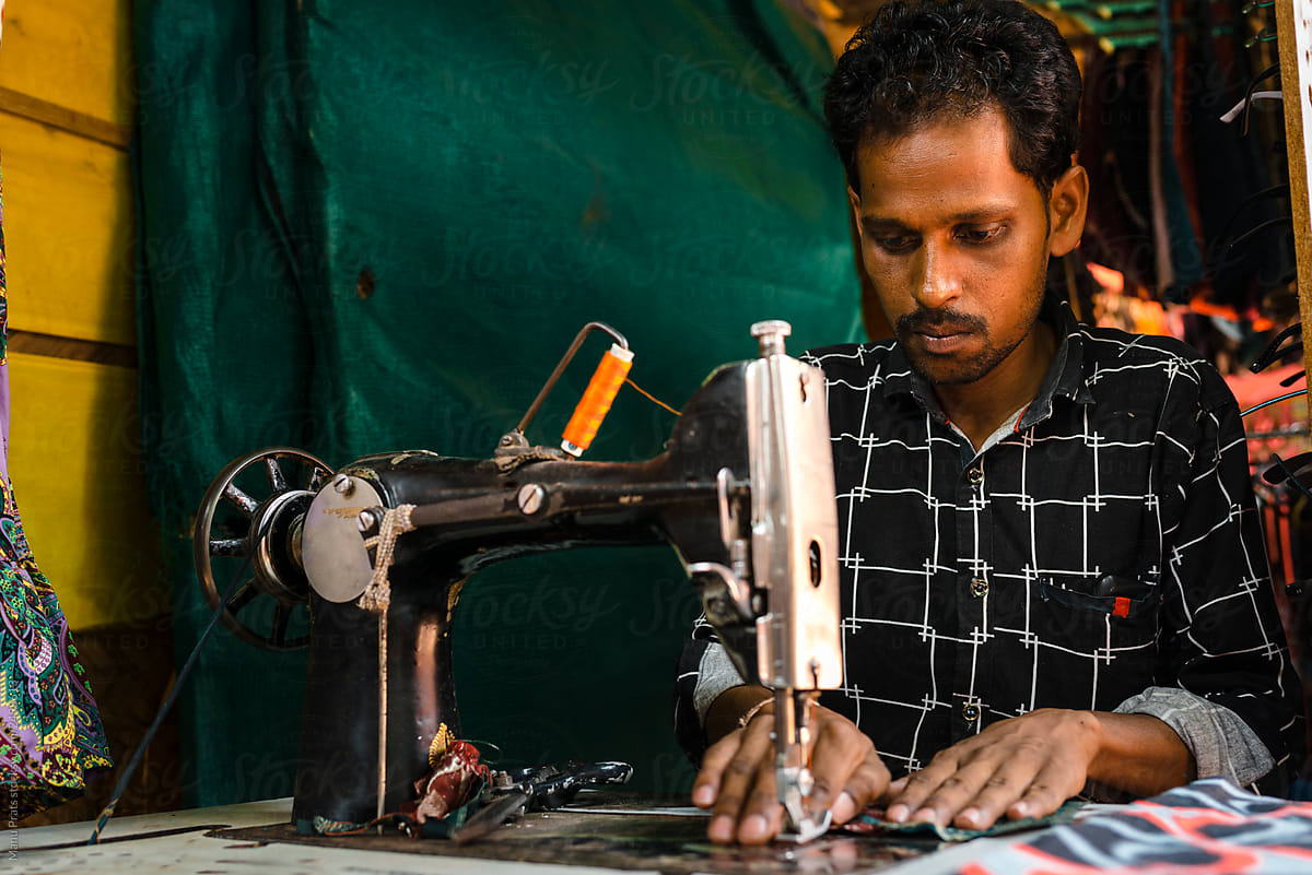 Small business of indian tailor