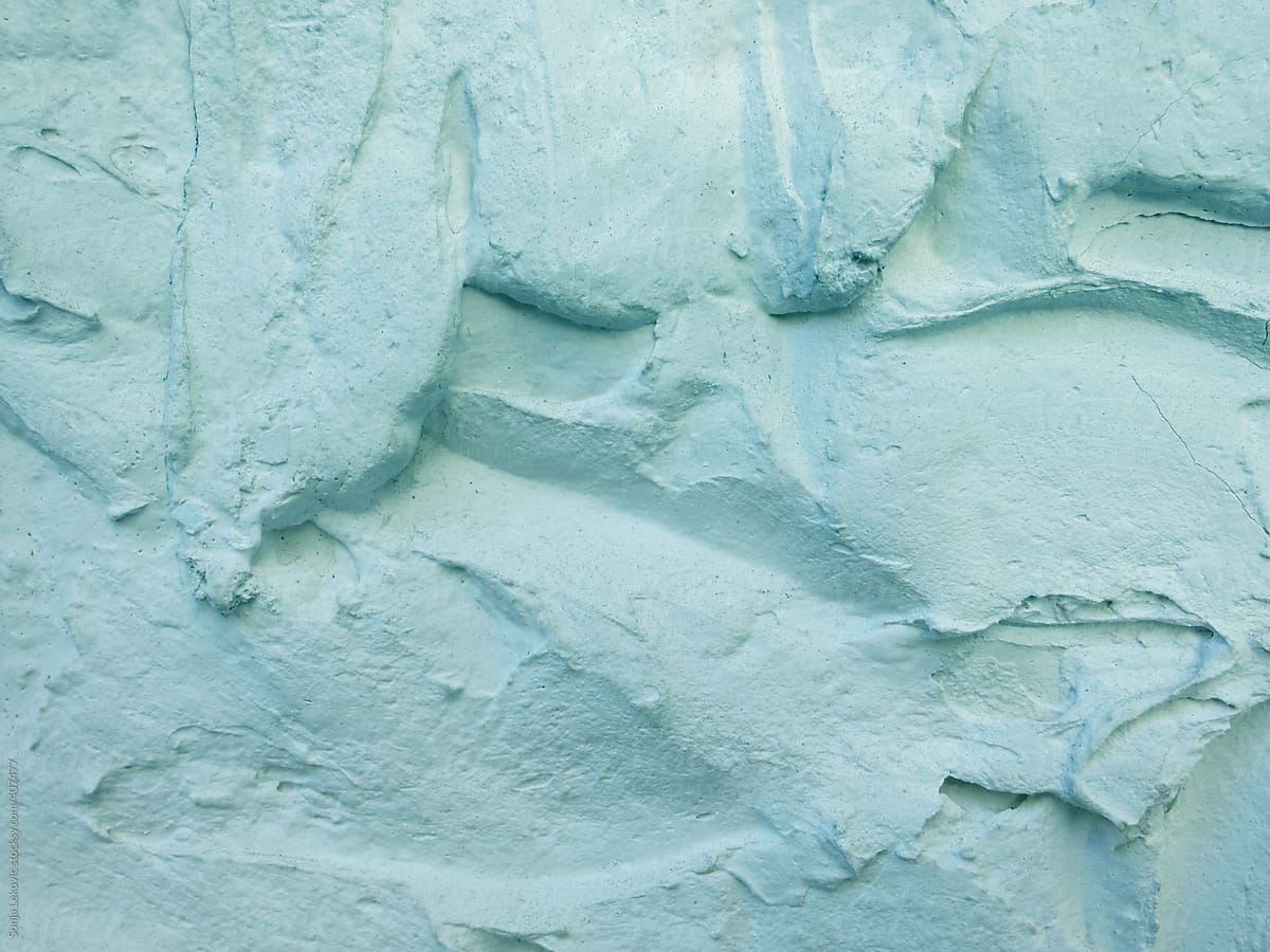 pastel blue textured cream coating background