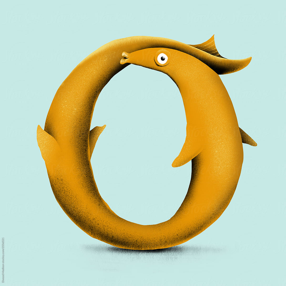 Orange Fish- O