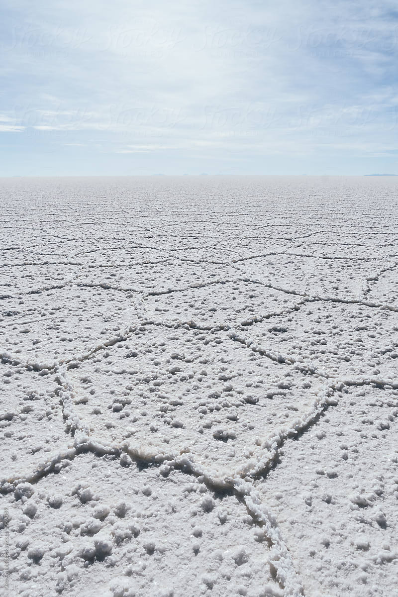 Salt formations in Uyuni