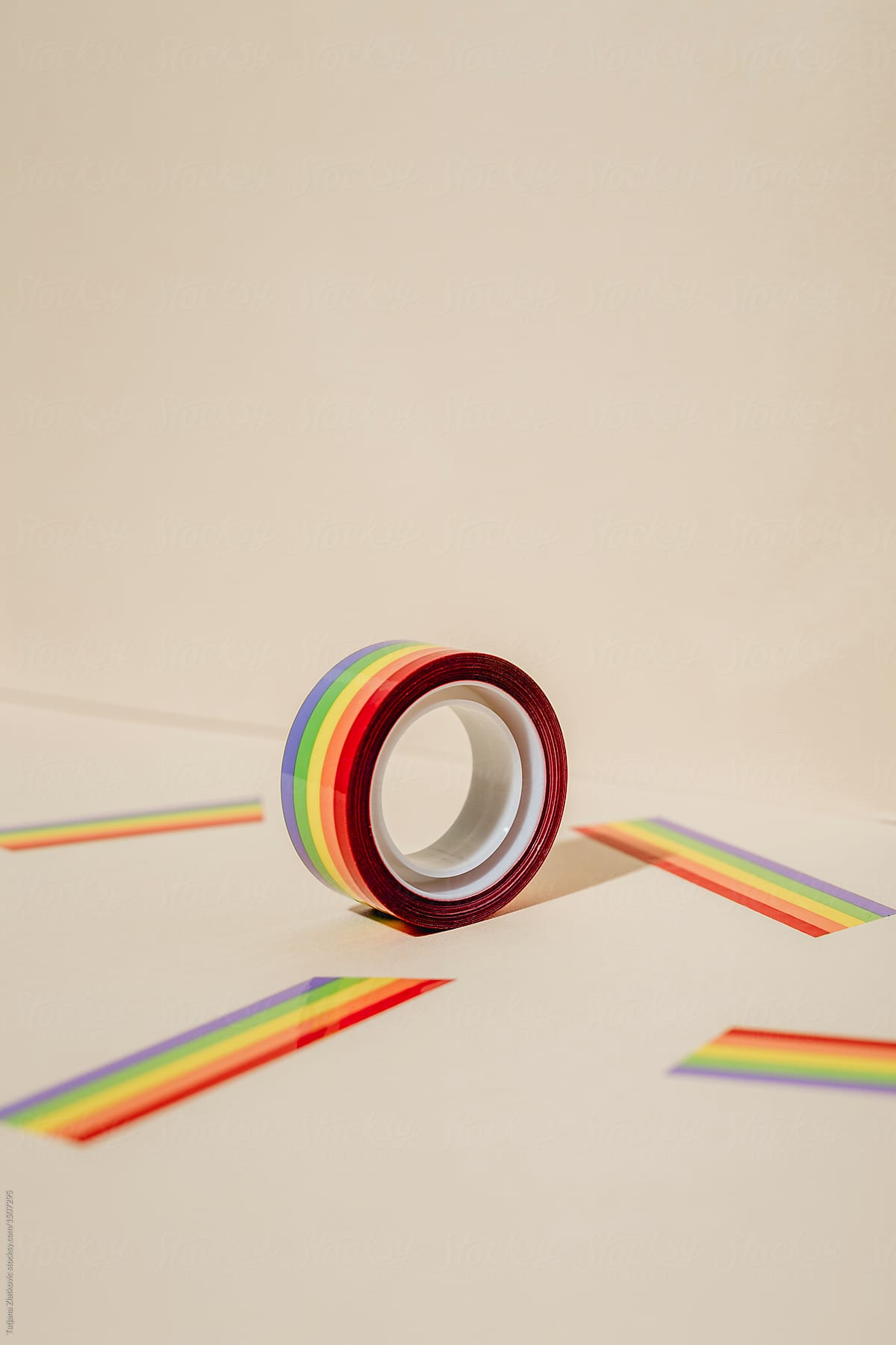 Rainbow Tape by Stocksy Contributor Tatjana Zlatkovic - Stocksy