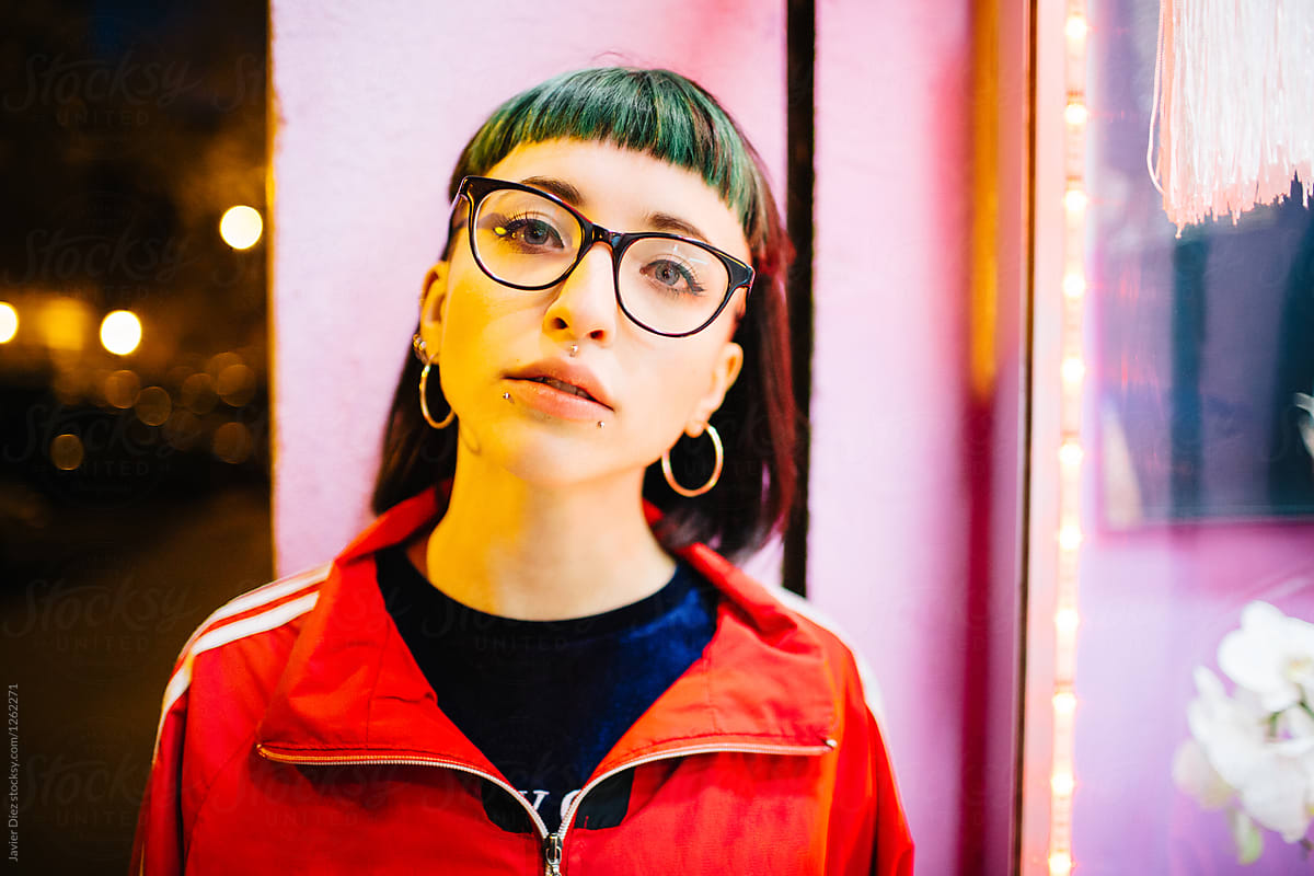 Woman Wearing Glasses Looking At Camera By Stocksy Contributor