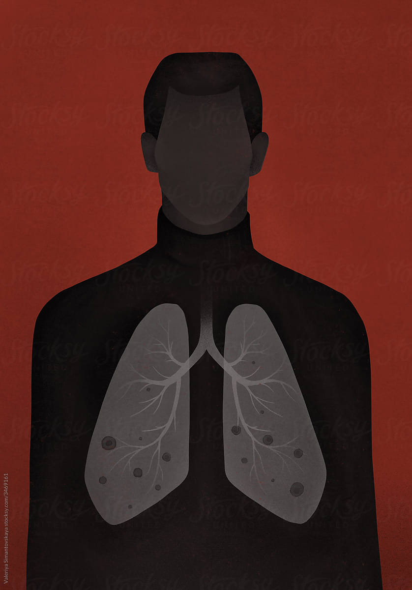 a person with lung disease