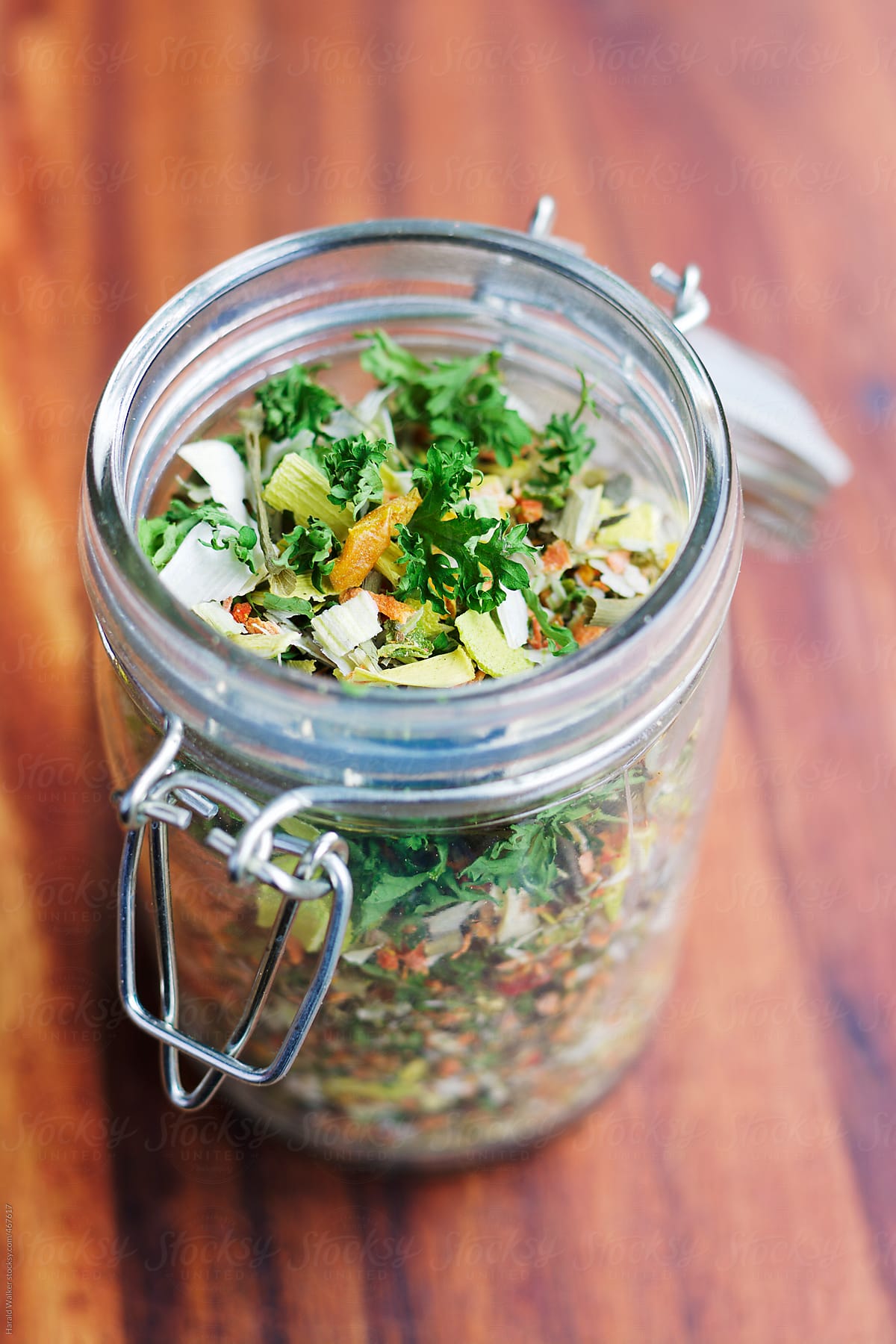 Homemade Dry Soup Mix in a jar