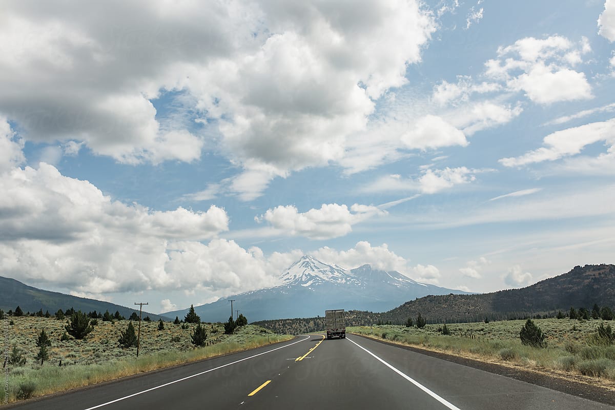Scenic mountain highway