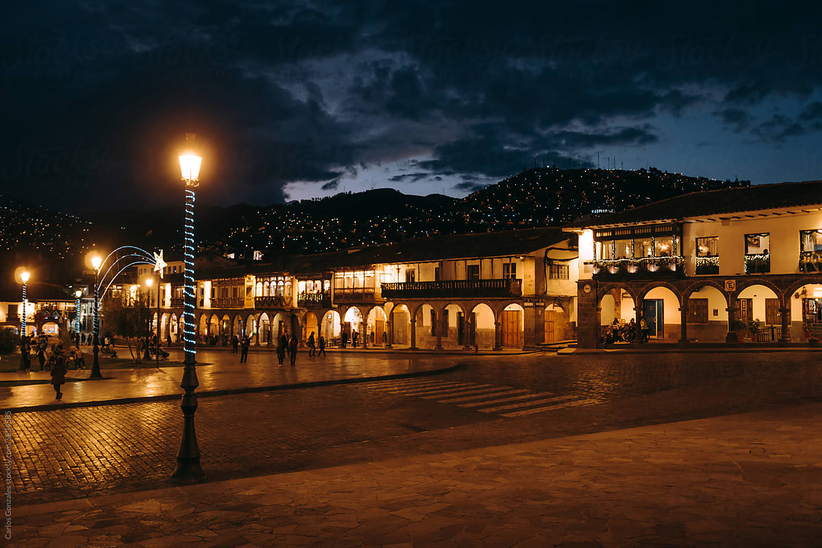 Cusco, Peru at Night