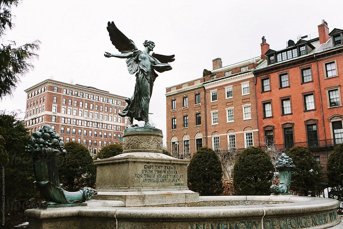 Boston Public Garden Statue Boston, Massachusetts, USA