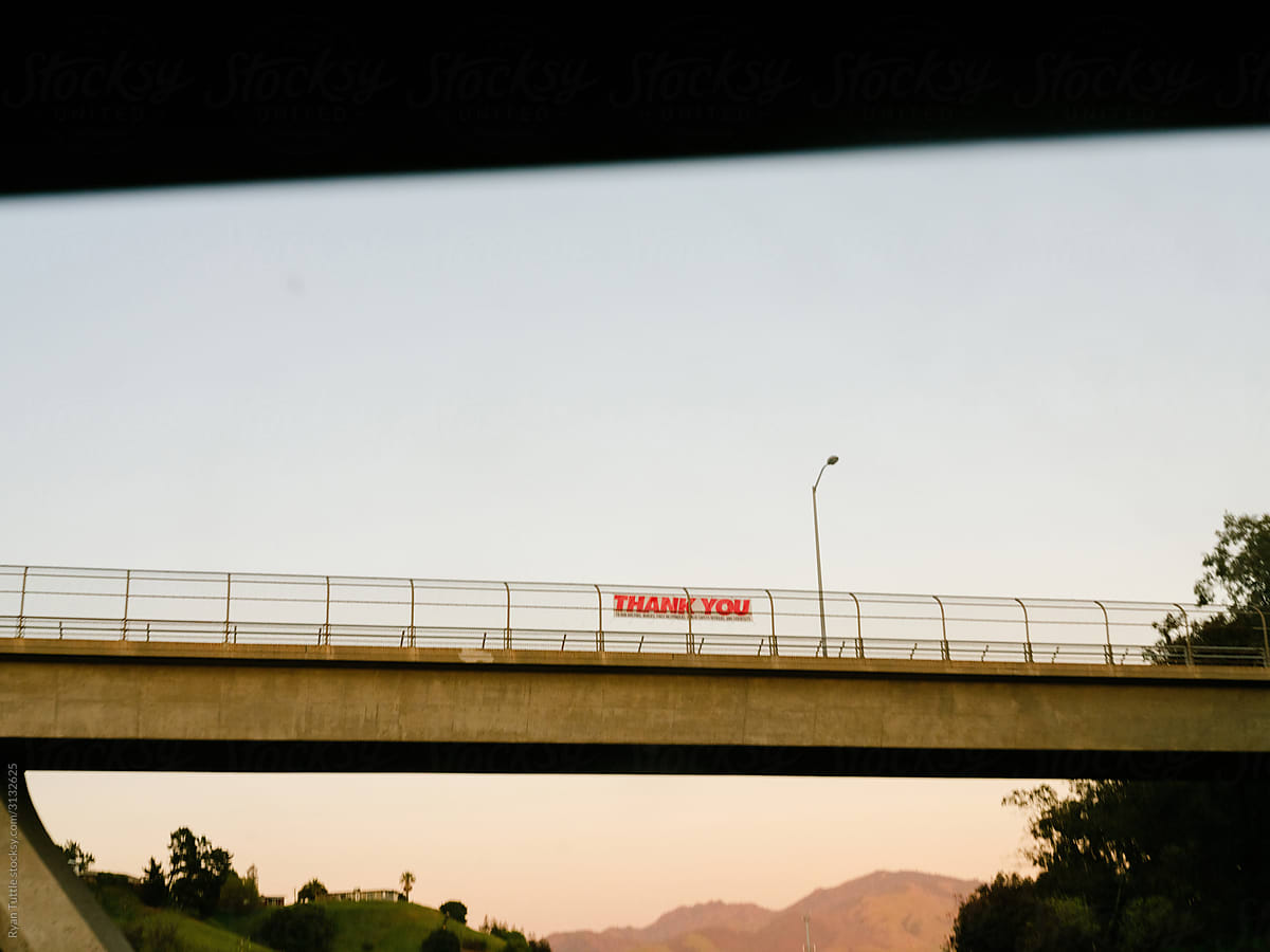 Sign over Freeway