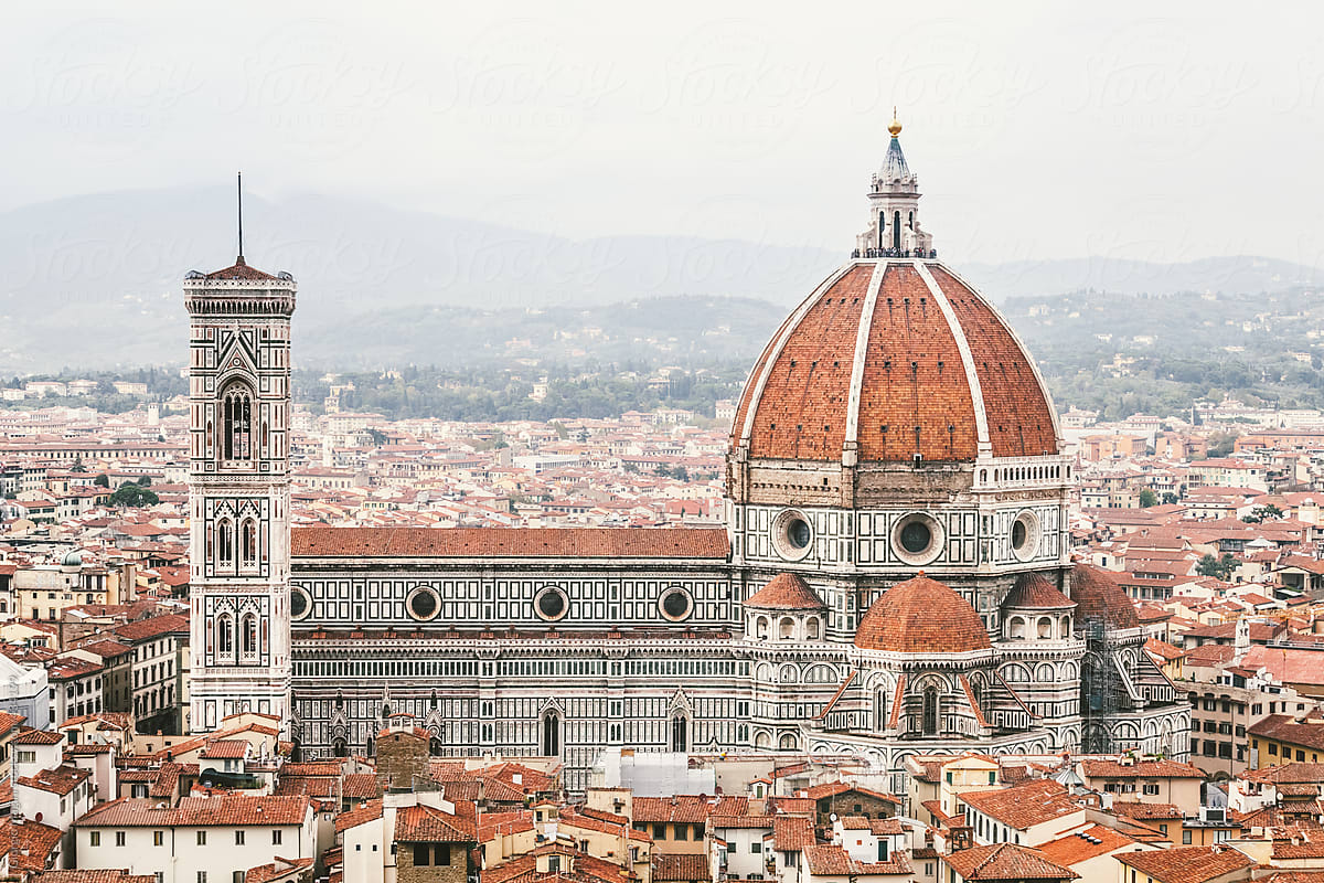"The Majestic Florence Cathedral, Italian Renaissance Architecture" by