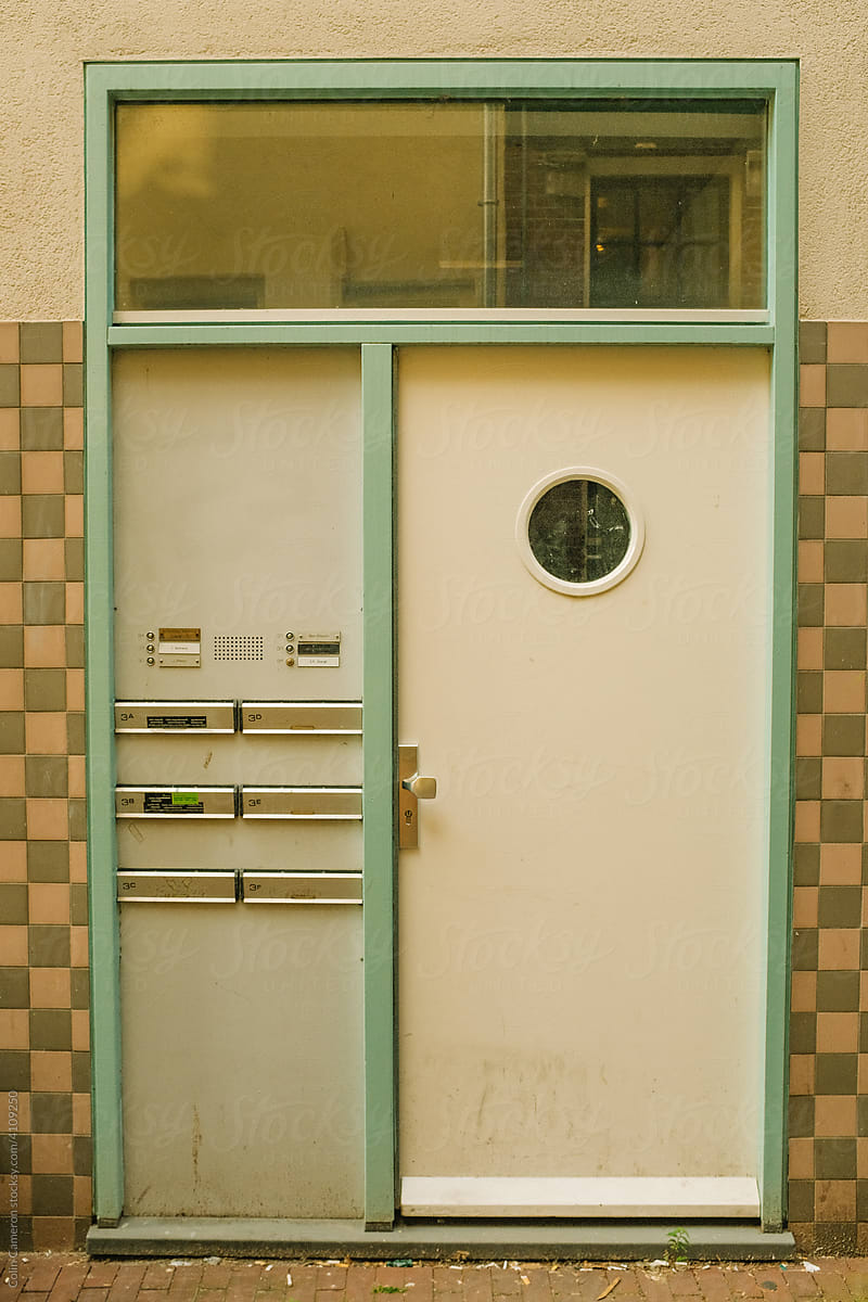 Dutch Doorway with Teal Accents