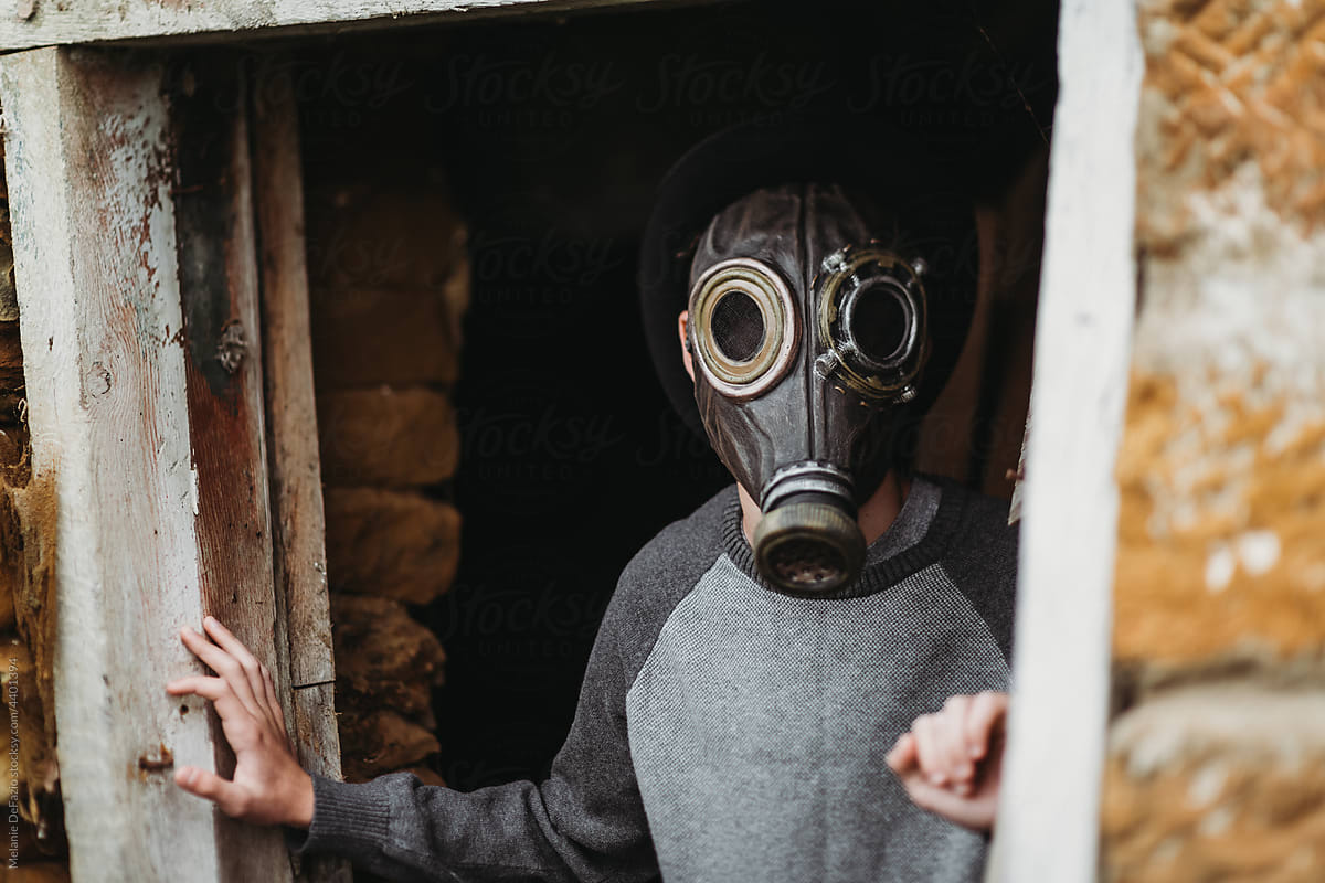 Gas mask costume