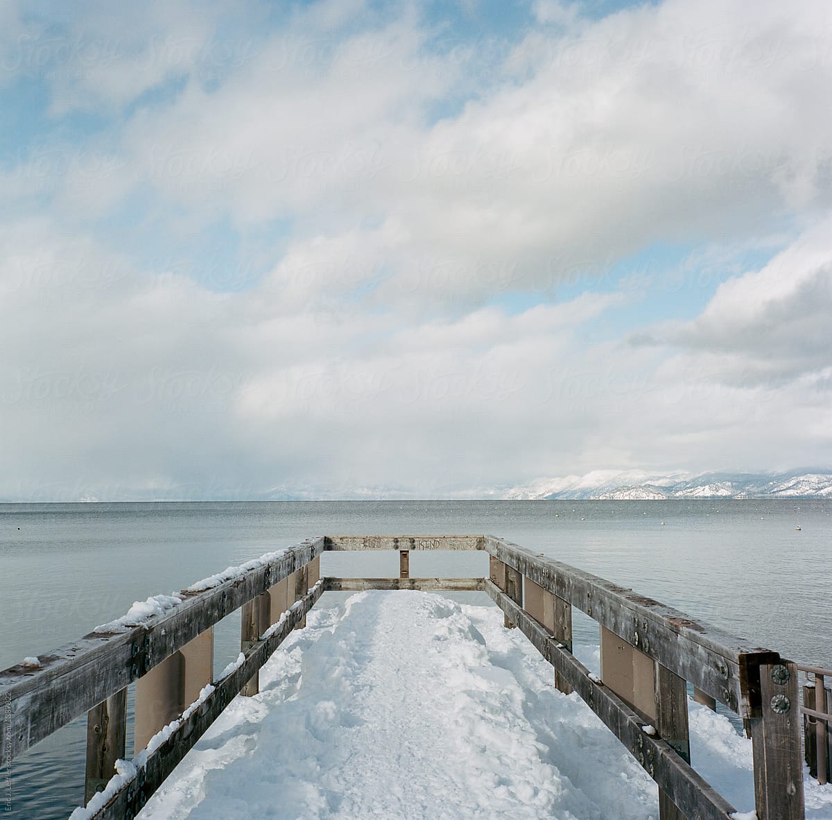 Lake Tahoe Winter Pier