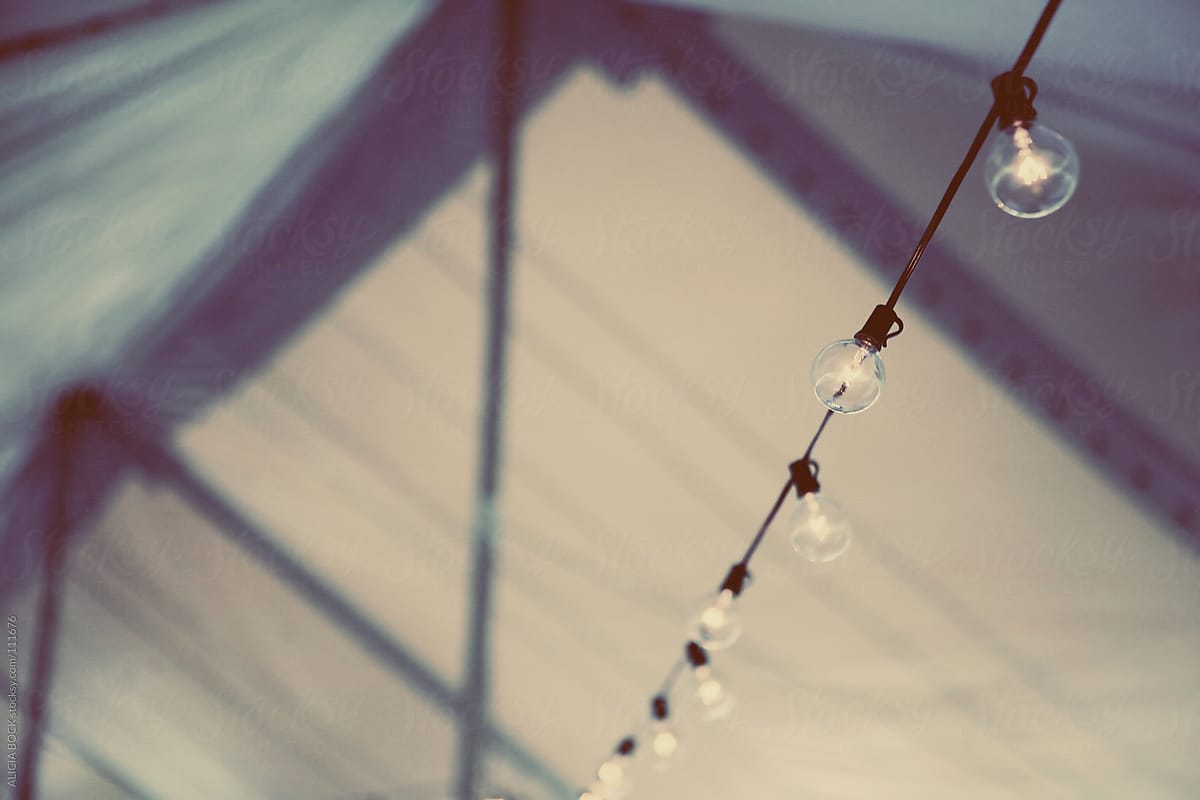 String Lights Under The Tent