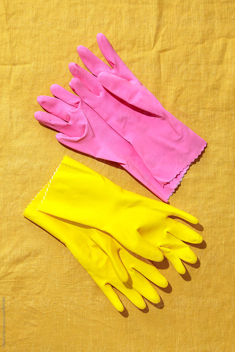Rubber gloves