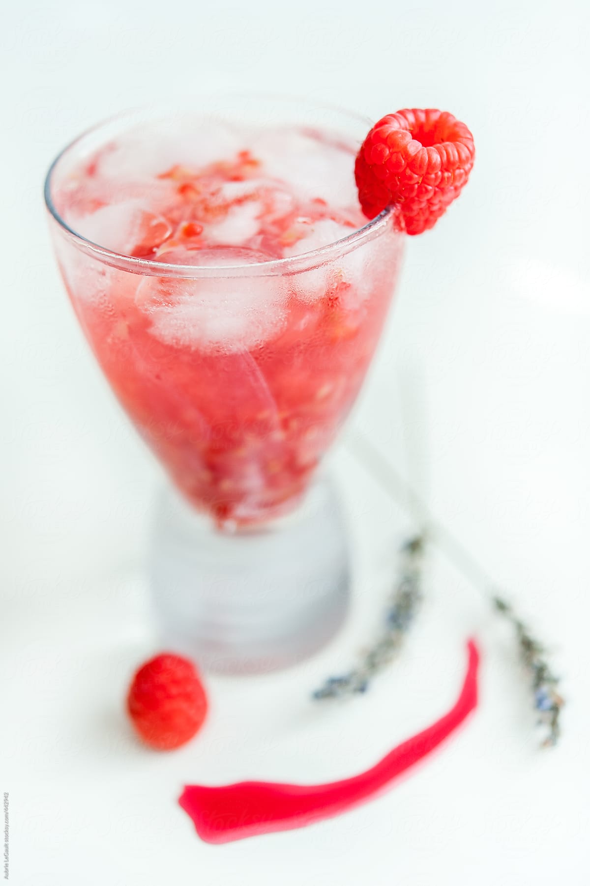 Raspberry & Lavender Cocktail