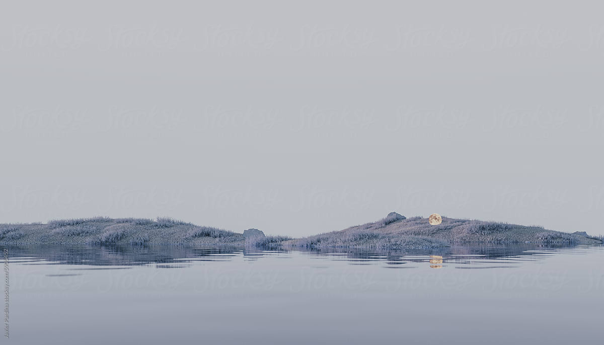 A Moon Roaming Through Landscapes