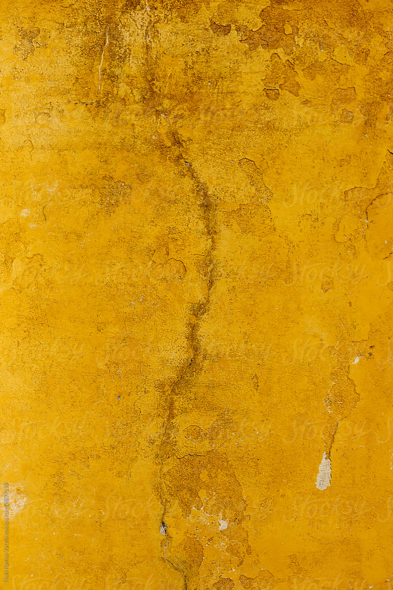 deep yellow wall .