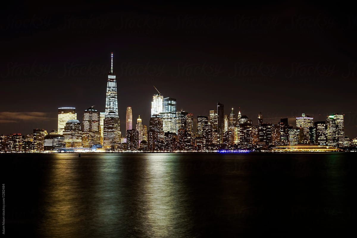 New York City Skyline At Night | Stocksy United