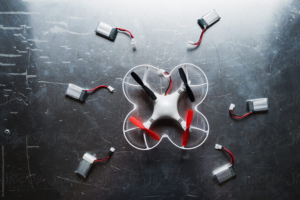 Drone Quadcopter and lithium ion batteries