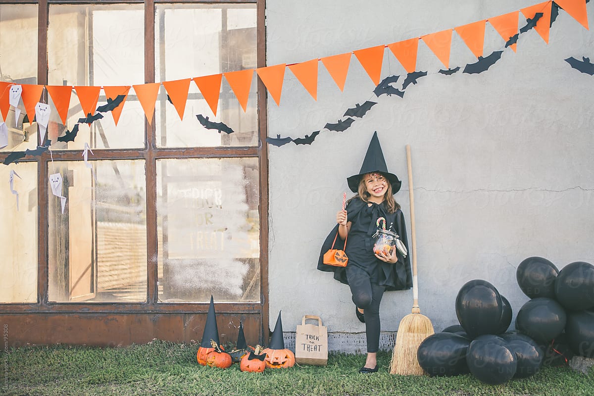Witch Ready for Trick-or-Treating