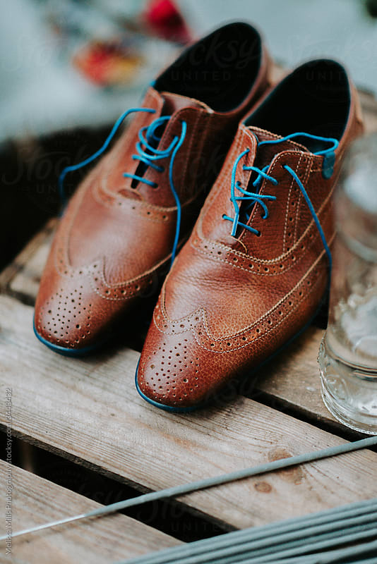 brown dress shoes blue laces Handmade Blue & Brown Leather, Lace Up Brogue Toe,Dress Shoes USA 12