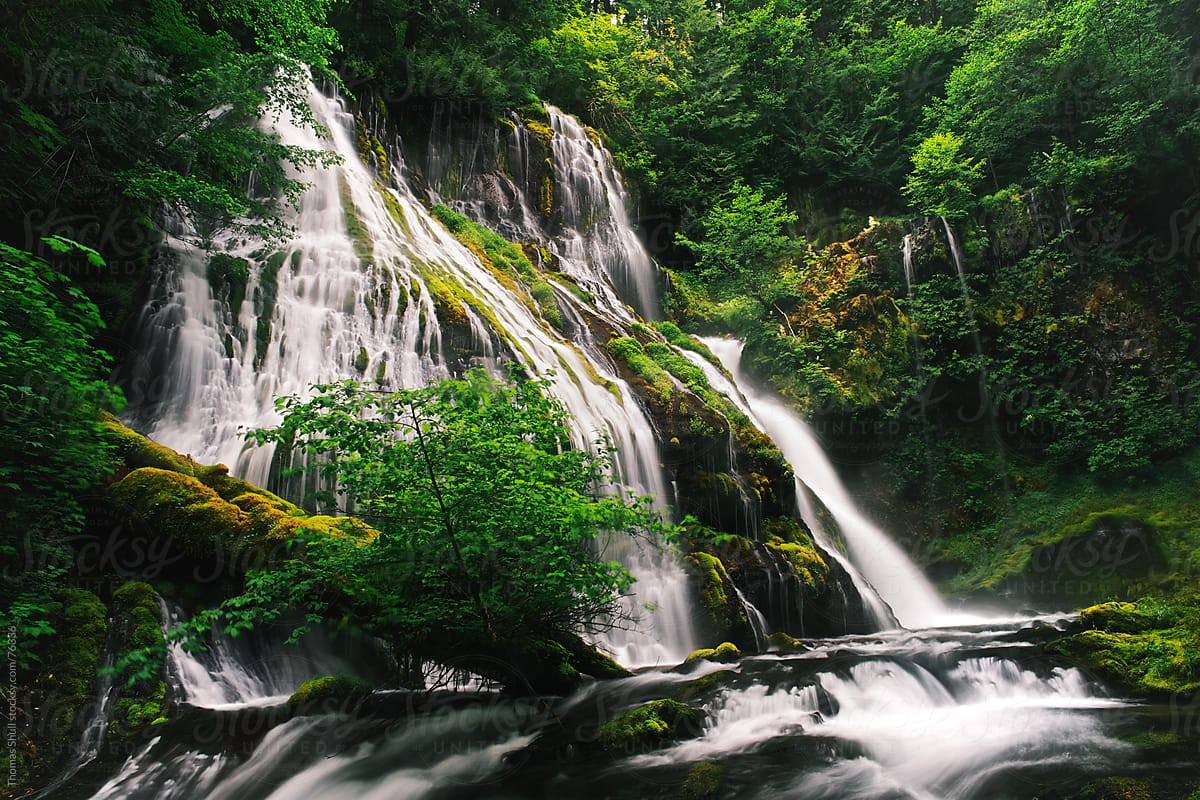 Panther Creek Waterfall,  Washington