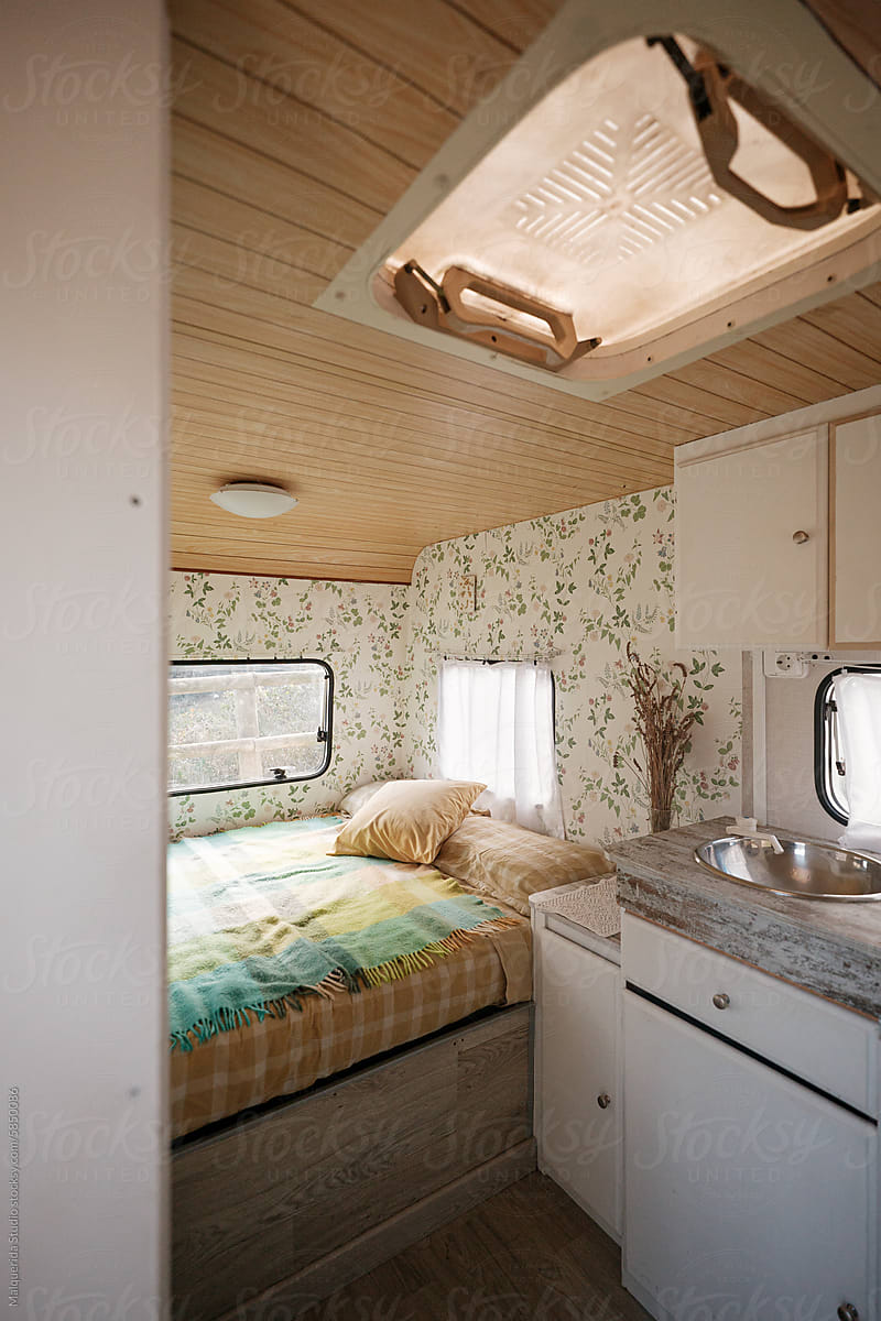 Interior design of a caravan