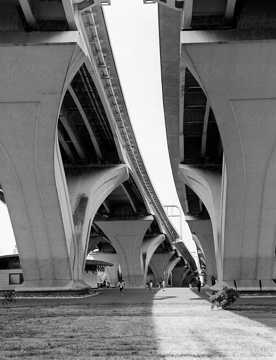 Woodrow Wilson Bridge architectural abstract