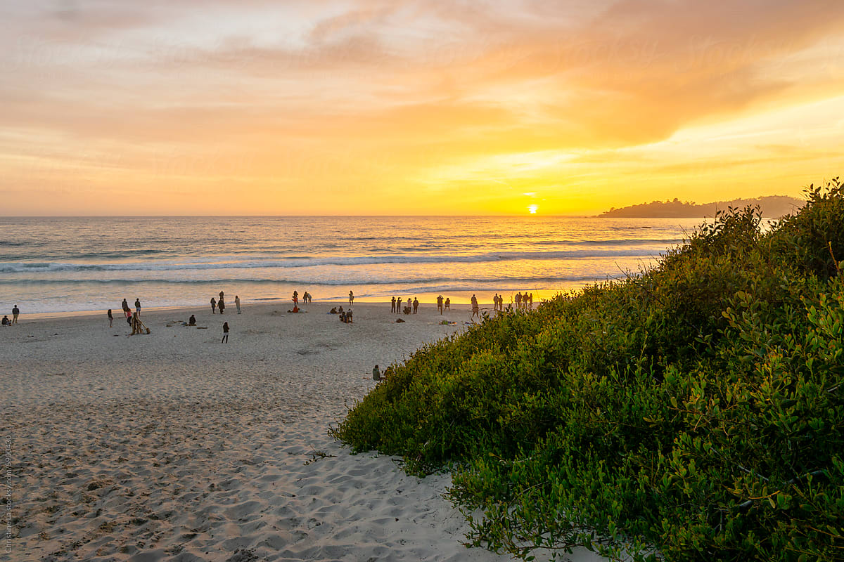 Sunset on Carmel Beach