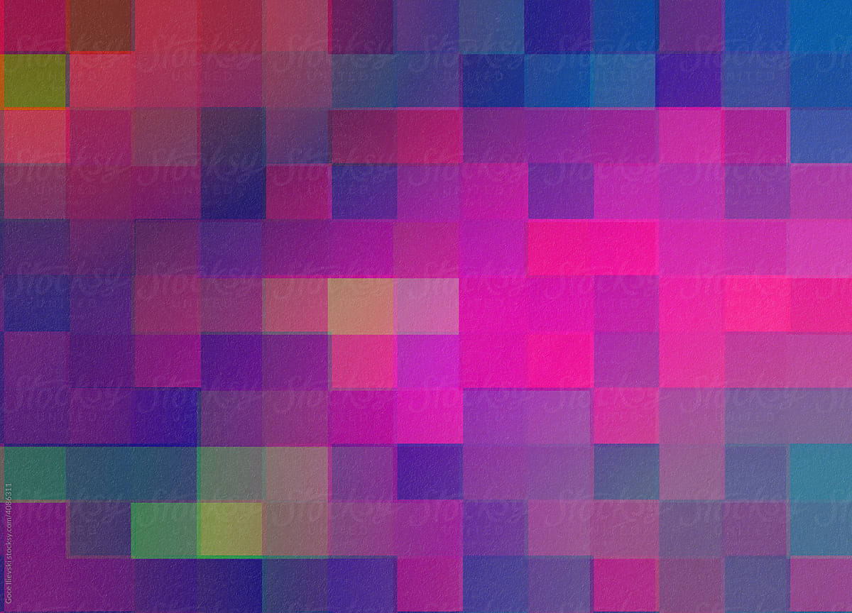 Purple Mosaic Night Background