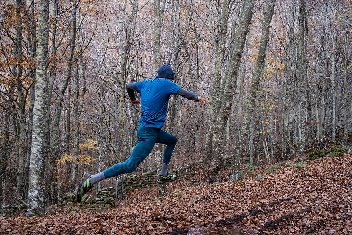 the trail runner\'s leap