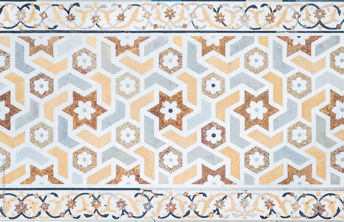 Arabic Mosaic Pattern Wall