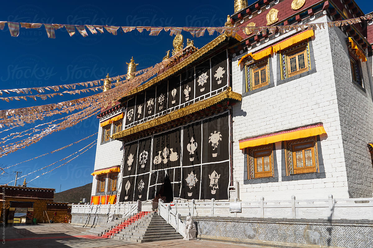 Tibetan Monastery in Shangri-La, Yunnan, China