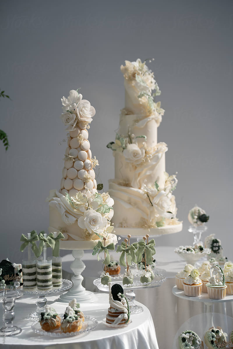 Desserts and cakes for weddings