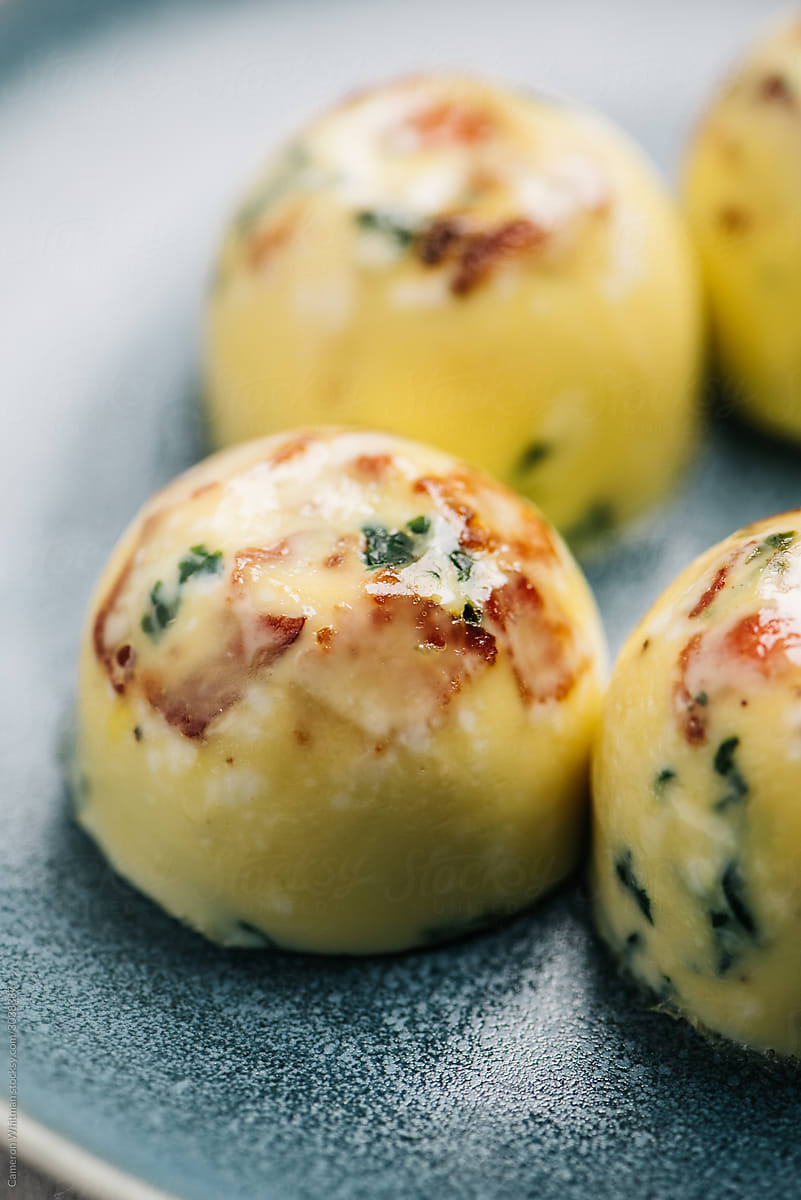 Sous Vide Egg Bites With Bacon And Spinach