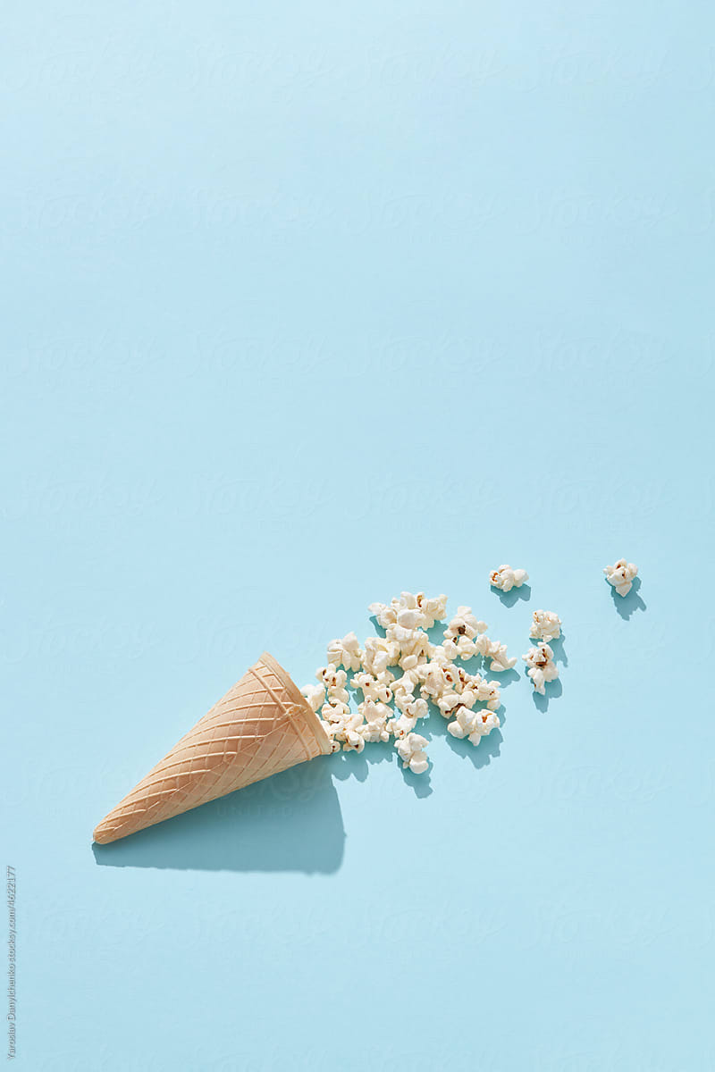 Popcorn in cone