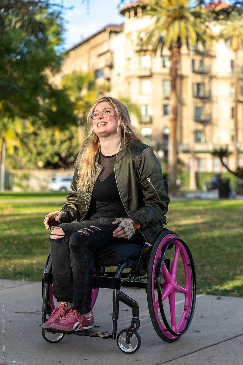 Portrait Of Woman With Physical Disability By Stocksy Contributor Jayme Burrows Stocksy 