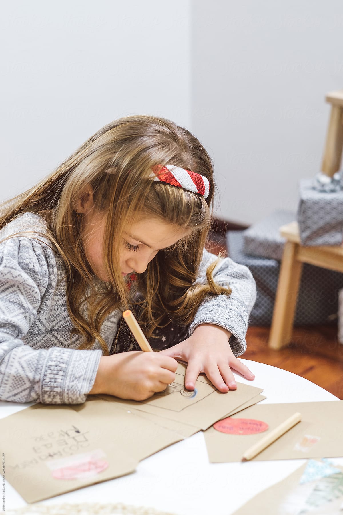 Toddler Drawing Homemade Christmas Cards