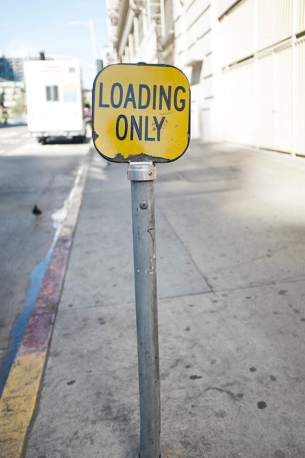 Loading only sign