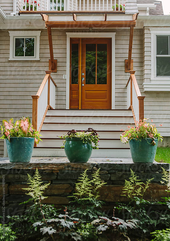 Door of New England Home