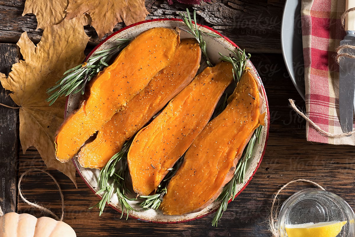 Rustic Thanksgiving Dinner: Sweet Potato