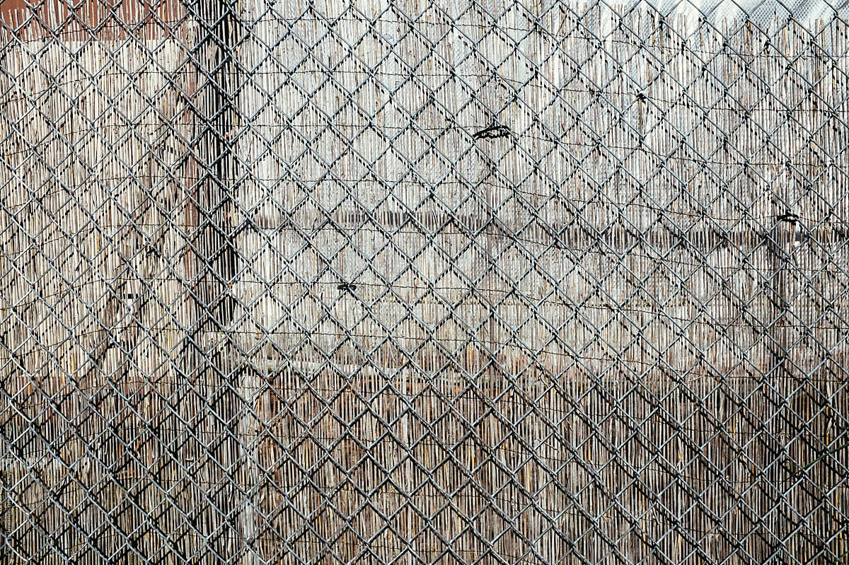 Chain link fence detail