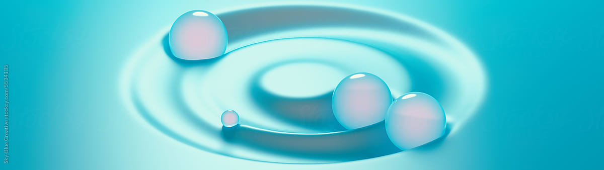 Liquid spheres