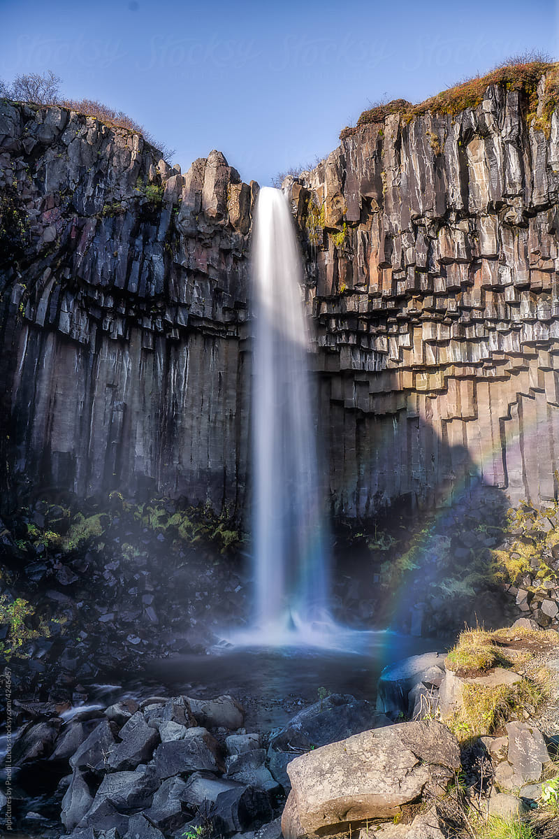 Svartifoss waterfall.