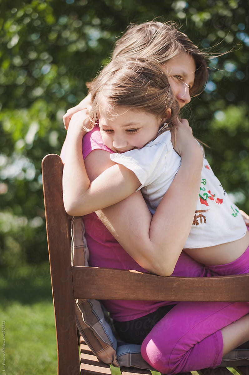 Loving Mother And Daughter Hugging Each Other Close By Stocksy Contributor Lea Csontos