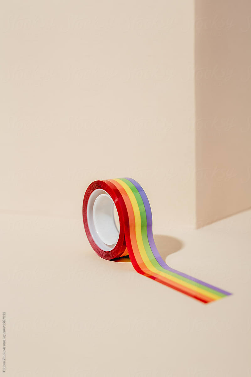 Rainbow Tape by Stocksy Contributor Tatjana Zlatkovic - Stocksy