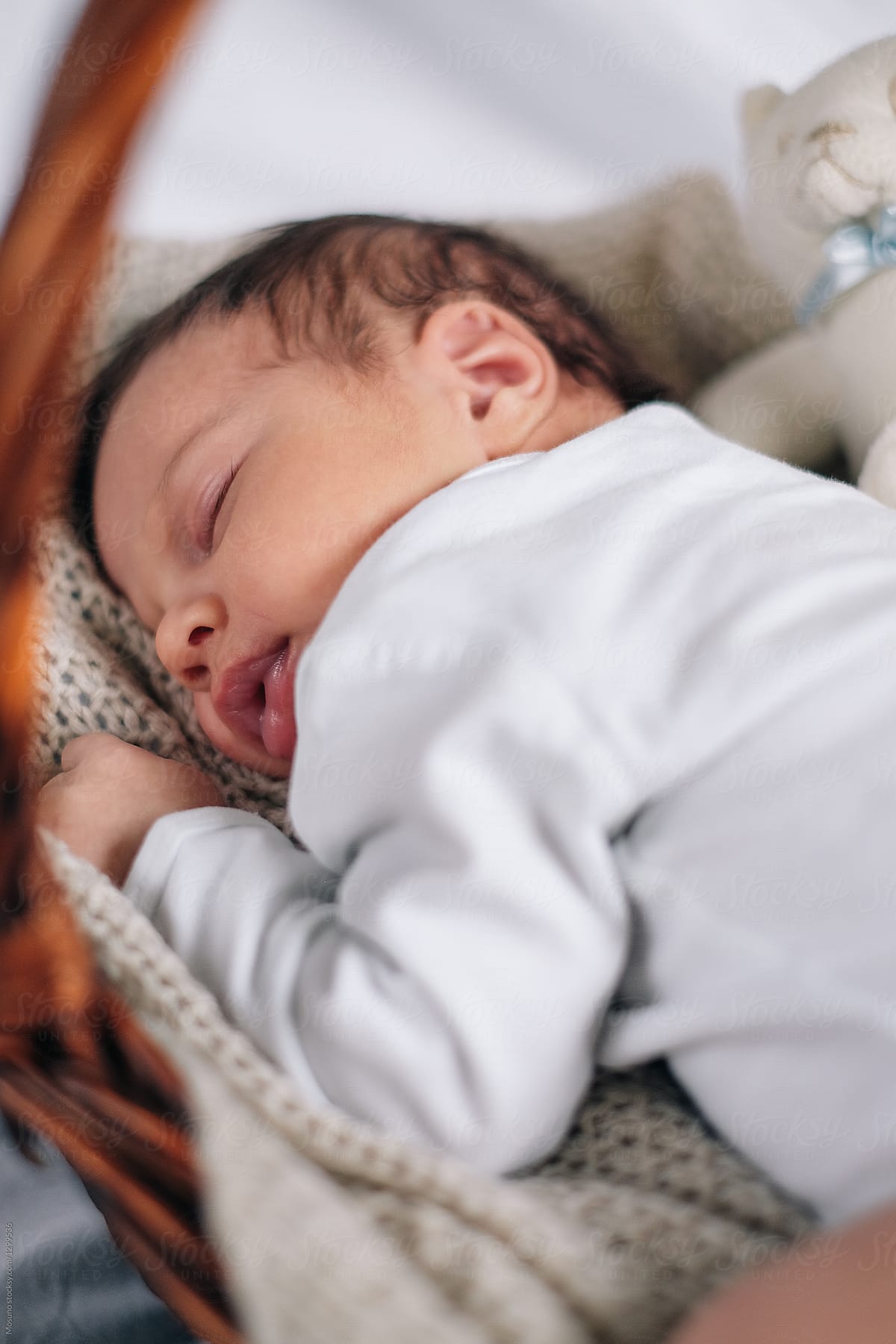 Cute Baby Boy Sleeping By Mosuno Newborn Peaceful