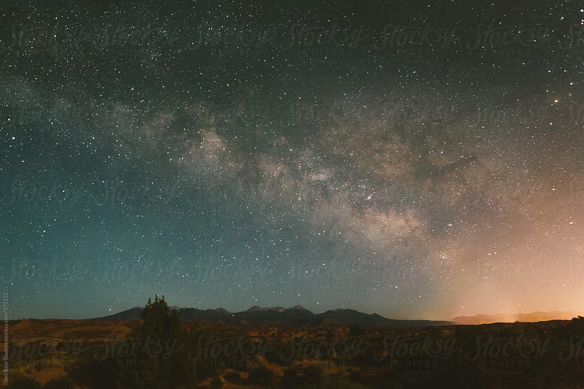 Milky Way in the desert
